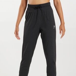Gymshark Vital Seamless 2.0 Joggers - Black Marl- Large